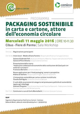 packaging sostenibile