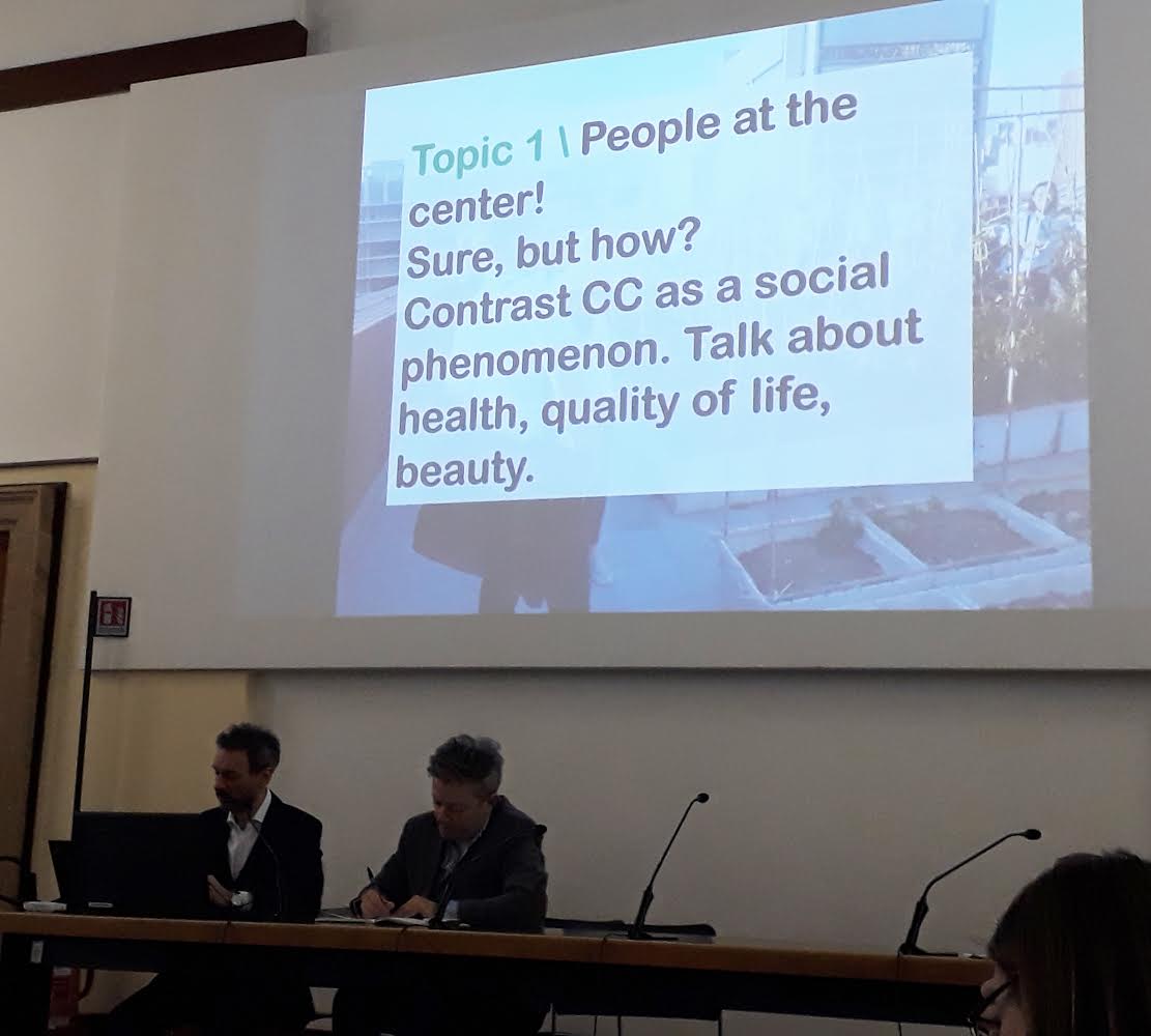 people at the center