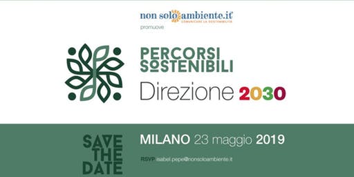 Percorsi sostenibili direzione 2030